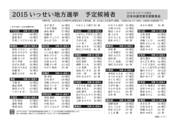 区市町村議選候補一覧（PDF）はこちら