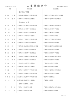 高等学校 - 千葉県