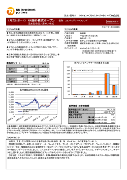 《月次レポート》 NN海外株式オープン 愛称 コルベッ
