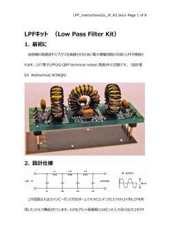 LPF LPFキット キット （Low Pass F Low Pass Filter K Low