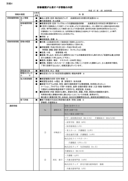 公表情報の内訳表[求職者支援](H27年5月開講)