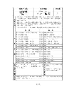 経済学 小林 和馬