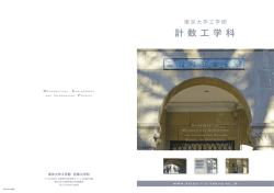 東京大学工学部 計数工学科