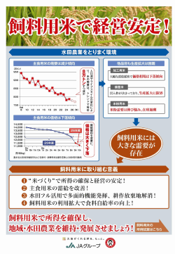 飼料用米の生産拡大提案