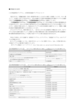 学際融合的な教育（大学院等高度副プログラム等）（PDF）