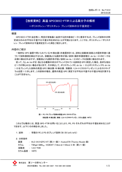 FTIR による高分子の解析 ～ポリエチレン