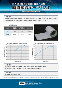 世界初「分子勾配膜」技術の結晶