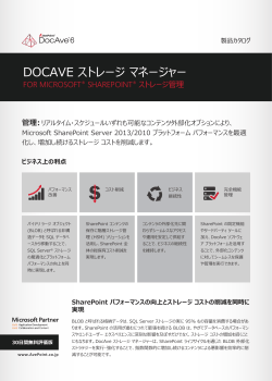 DocAve ストレージ マネージャー