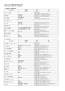 会員リスト（PDF） - 小水力発電 J