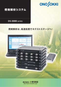 燃焼解析システム DS-3000シリーズ