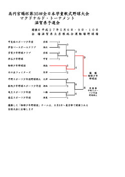 滋賀県 - 全日本軟式野球連盟
