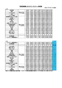 特急海幕線（ストロベリーライナー）時刻表