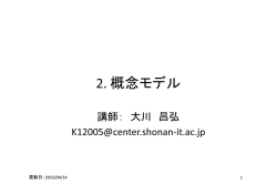 2. 概念モデル