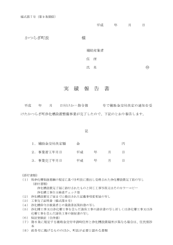 （様式第7号）実績報告書（PDF 56KB）