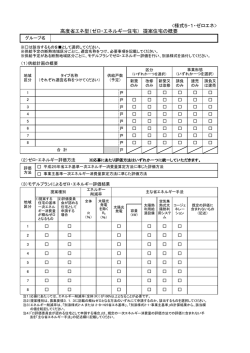 様式5-1・ゼロエネ - 地域型住宅グリーン化事業（評価）