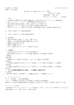 （強化）のご案内 - 名古屋サッカー協会