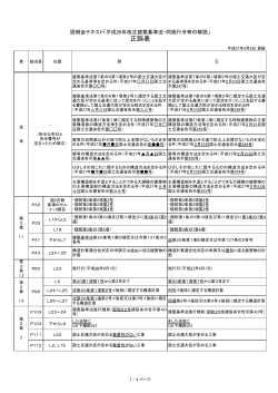 正誤表