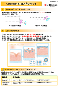 Ceracute &reg; -F, L技術資料