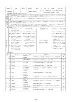 英語表現Ⅰ（2年）