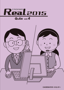 「CADEWA Real Q&A集 Vol.4」[PDF:1050KB]