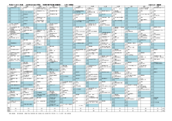 平成27（2015）年度 上田市立川辺小学校 年間行事予定表（家庭用） 4