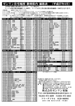 平成27年4月 - 株式会社 ゼンリン東海