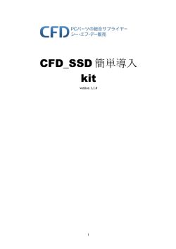 CFD_SSD 簡単導入 kit
