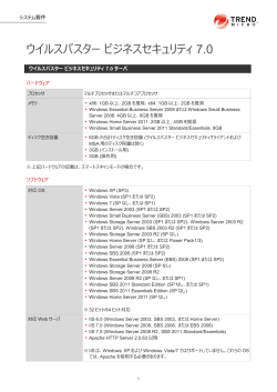 （ウイルスバスター ビジネスセキュリティ 7.0）（PDF