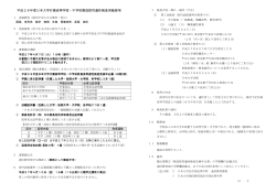 平成28年度日本大学付属高等学校・中学校教員採用適性検査実施要項