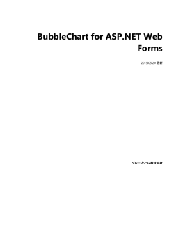 BubbleChart for ASP.NET Web Forms