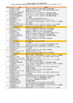 H27青葉区役所展示販売会スケジュール