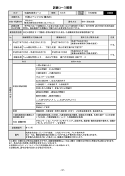 訓練コース概要