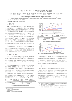 PWM インバータの出力電圧実効値