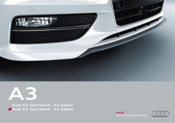 A3 Sedan Audi S3 Sportback