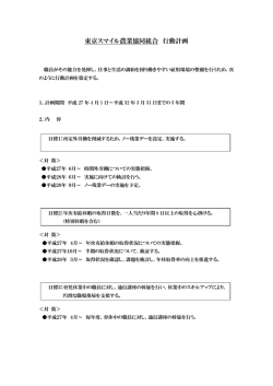 一般事業主行動計画