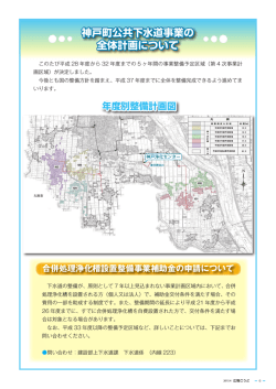 公共下水道事業全体計画／合併処理浄化槽設置整備事業