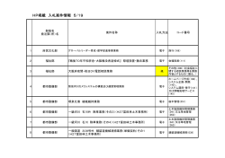 HP掲載 入札案件情報 5/19 - 大阪府電子調達(電子入札)システム