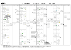フィッタ広島店 プログラムスケジュール 2015.06.