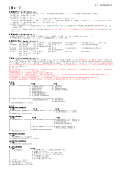 分類コード - 日本作業療法士協会