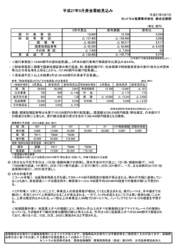 平成27年5月資金需給見込み