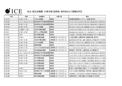 私立・国立幼稚園 行事日程（説明会・見学会など）【開催