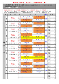 Mリーグ 対戦結果をアップ！