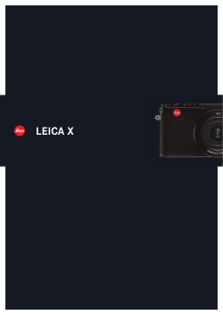 X- CAMERAS - Leica Camera AG