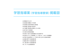 学習指導案（学習指導要領）掲載図