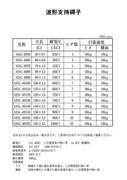 波形支持碍子