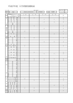 h27入学者教育課程表 - 北海道苫小牧東高等学校