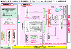 九州地域新産業戦略に基づくイノベーション創出事業 概略図