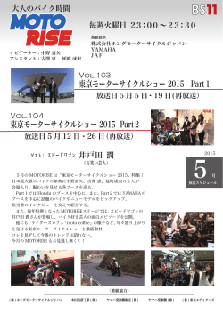 東京モーターサイクルショー 2015 Part2 東京モーターサイクルショー
