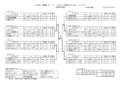 2015年 関東レディース スマッシュ卓球大会（1位