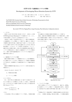 CCTV を用いた越波検出システムの開発 Development of Overtopping